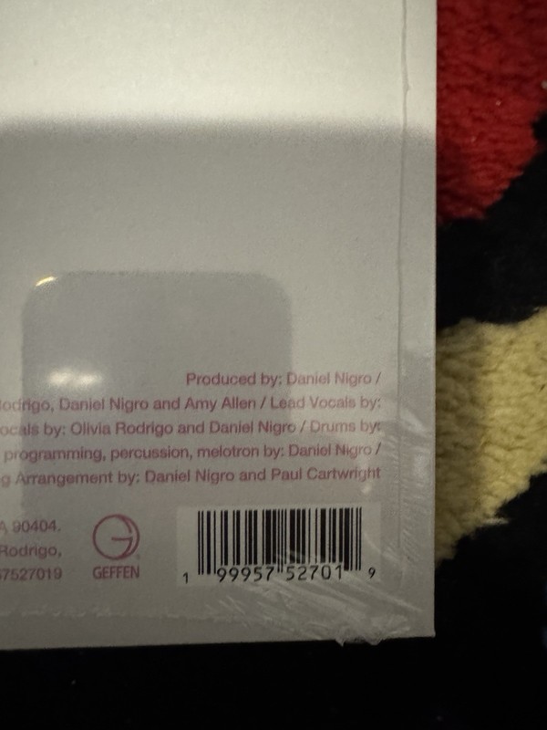 Olivia Rodrigo Drop Dead Pink Chewing Gum 7” VINYL New/Sealed In Hand gallery