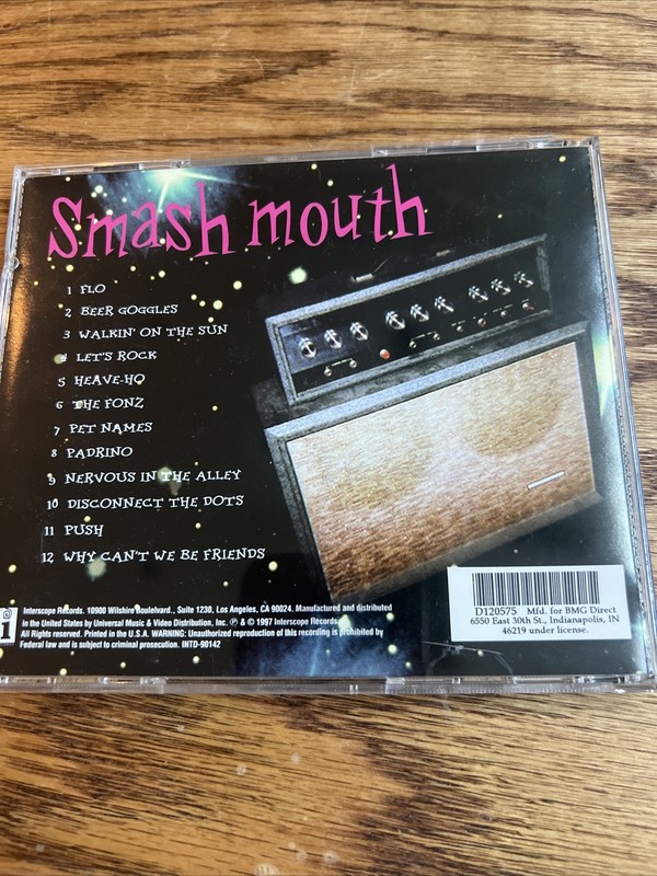 Fush Yu Mang by Smash Mouth (CD, 1997) o362 gallery