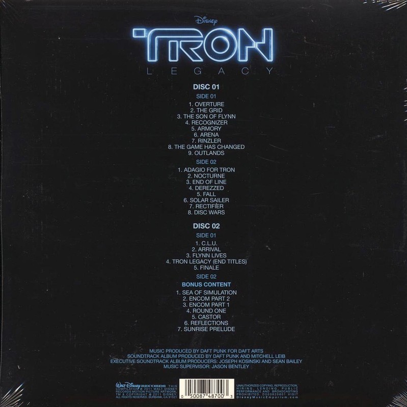 Daft Punk Tron Legacy: Original Motion Picture Soundtrack (2X BLUE/CLEAR VINYL) gallery