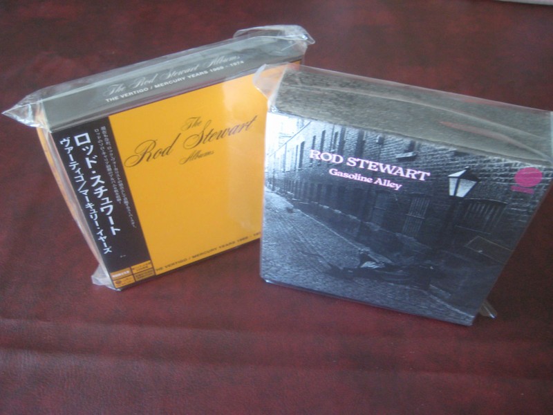 ROD STEWART VERIFIED MERCURY YEARS 1969-74 JAPAN 6 REPLICA OBI CD Box+ PROMO BOX