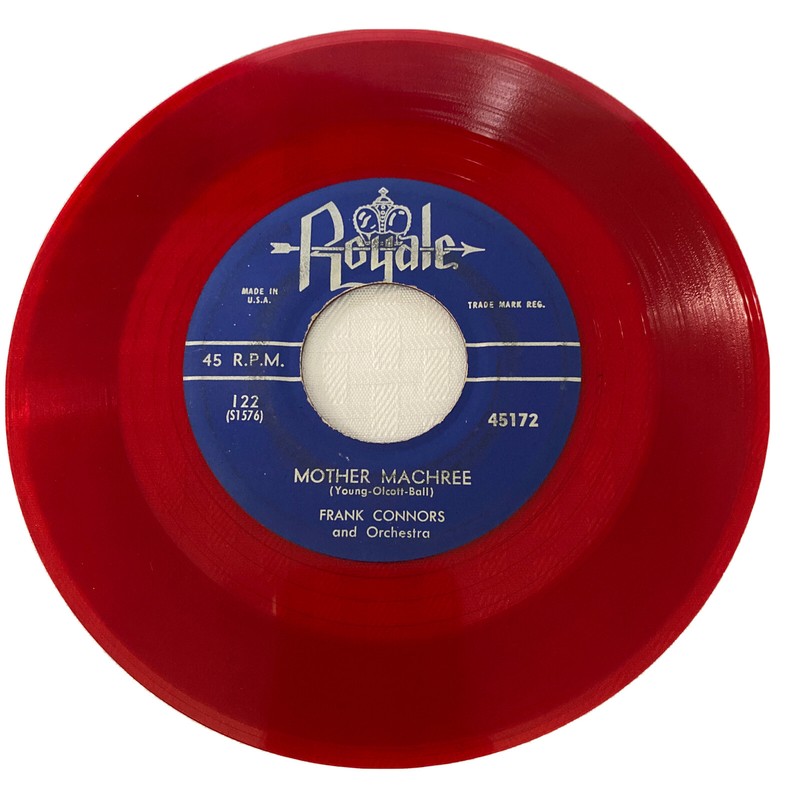 Frank Connors & Orchestra 45 Mother Machree Little Bit of Heaven Royale RARE RED