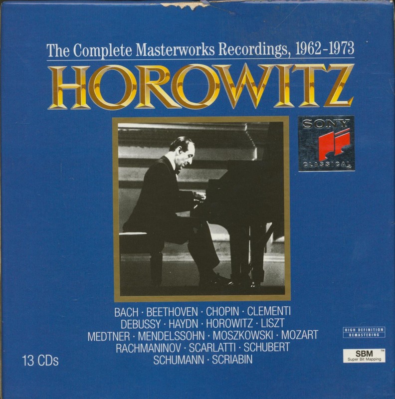 Horowitz Complete Masterworks Recordings 1962-73 Sony CD Box Set 13 CDs VG! gallery