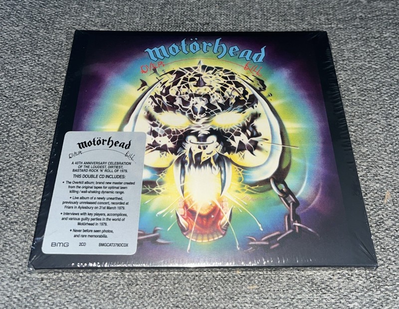 Overkill (40th Anniversary Edition) by Motorhead (New CD)⭐️Buy Any 3 Get 1 Free⭐