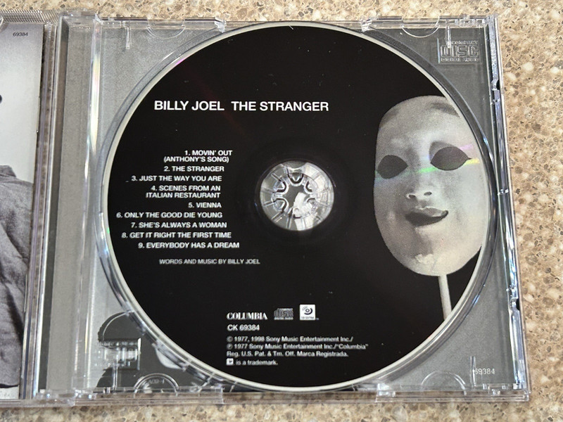 Lot of 3 Billy Joel CDs The Hits, Piano Man, The Stranger Discs in Great Cond. gallery