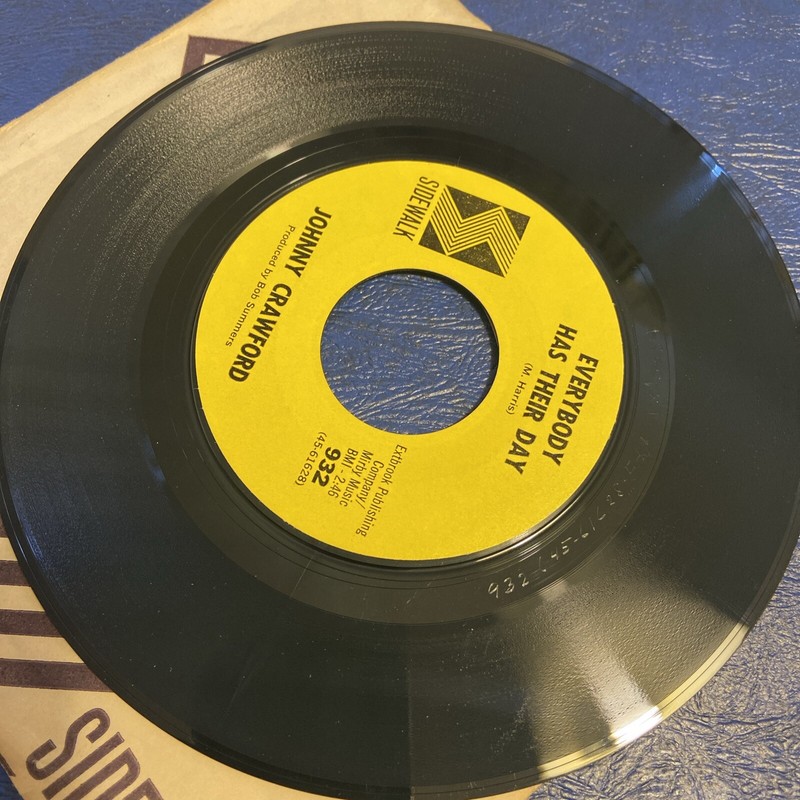 Johnny Crawford 7” 60’s Angelica ( Mann - Weil ) / Everybody Has Their Day 45 gallery