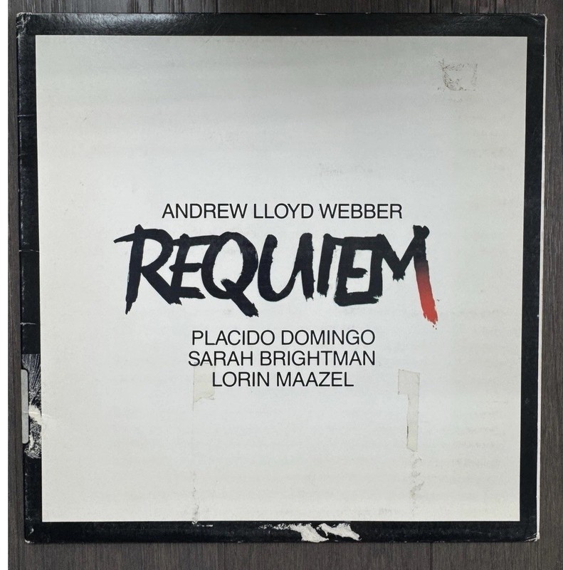 Andrew Lloyd Webber Requiem 1985 EMI Angel Placido Domingo Sarah Brightman VG+