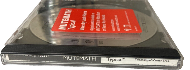 MUTEMATH "Typical" PROMO MAXI CD Josh Harris REMIXES / MINT Reprise ©2007 gallery