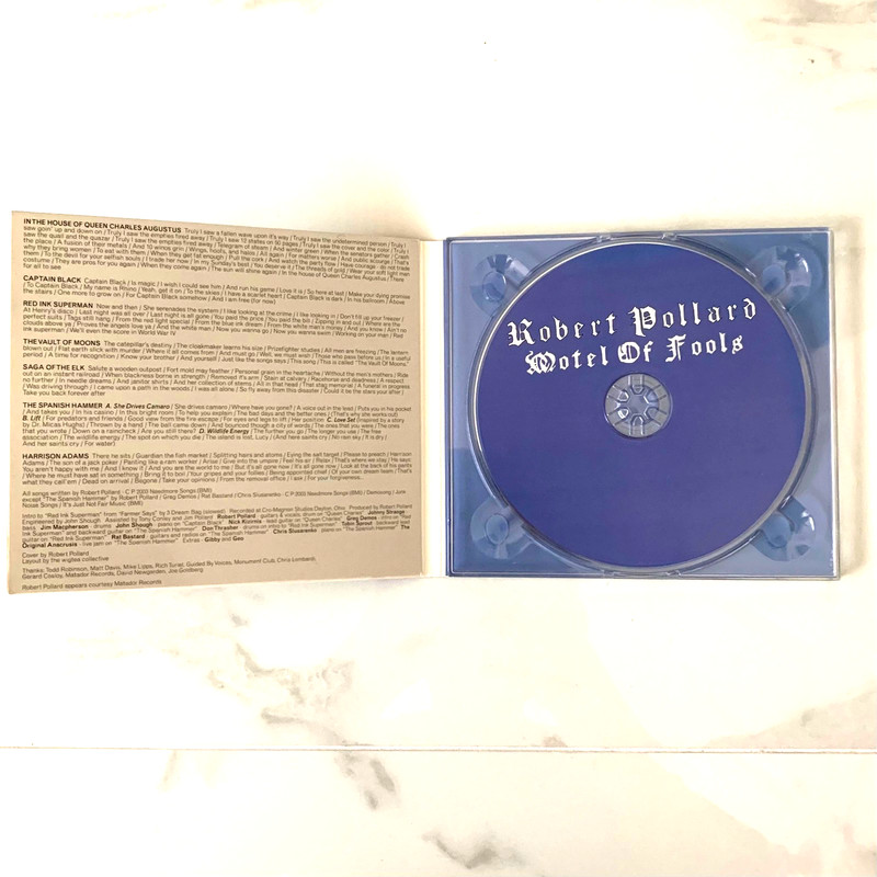 Robert Pollard Motel Of Fools CD 2003 Mini Album Indie Rock Guided By Voices OOP gallery