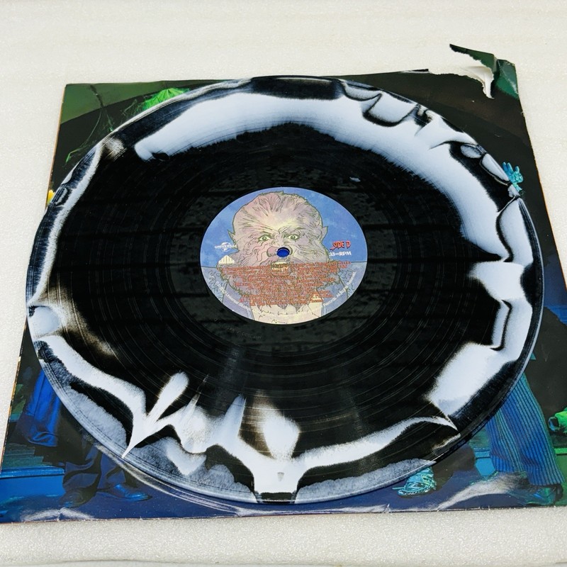 The Munsters Original Movie Soundtrack OST Album #2 ONLY White Black Swirl • NM‼ gallery