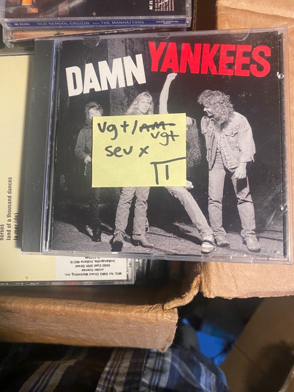 Damn Yankees *self titled *CD *VG+/VG+ *1990 *Warner Bros *26159-2 *HARD ROCK (1
