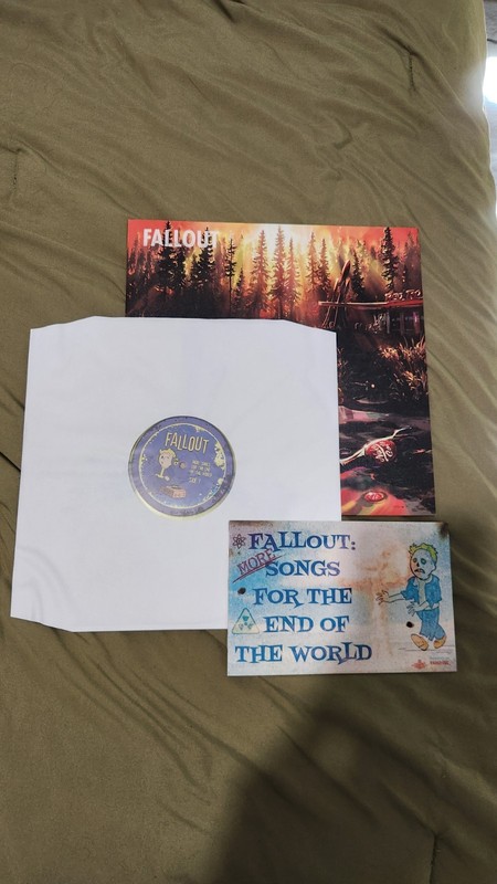 Fallout More Songs For The End Of The World Vinyl «Pinwheel» Yellow Blue Mint