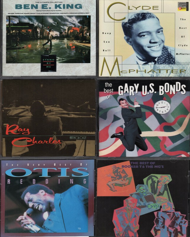 THE VERY BEST OF OTIS REDDING CLYDE MCPHATTER BEN E KING GARY US BONDS 6 CD LOT