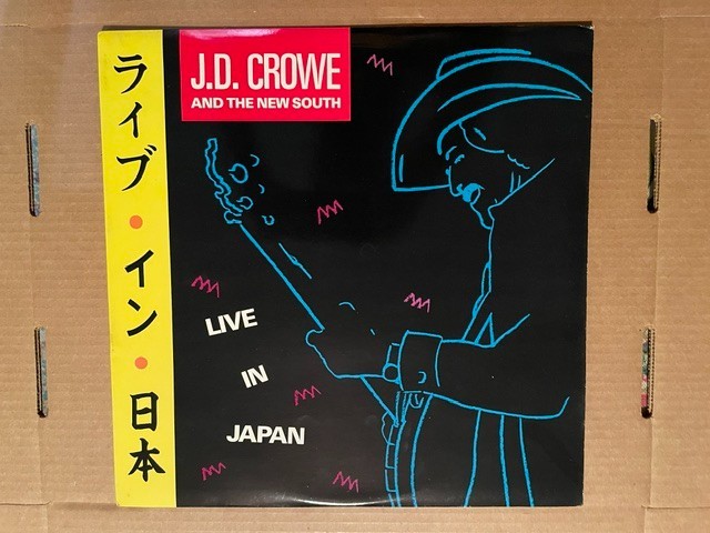 J.D. CROWE & The NEW SOUTH – Live in Japan LP 1987 Keith Whitley – Rounder
