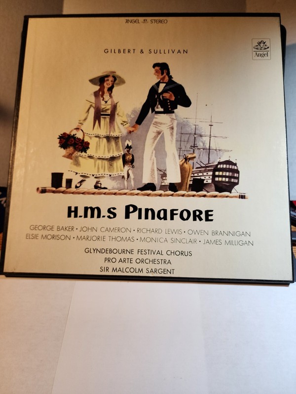 Gilbert & Sullivan H.M.S. Pinafore 2 LP Angel SBL 3589 Glyndebourne Festival R11