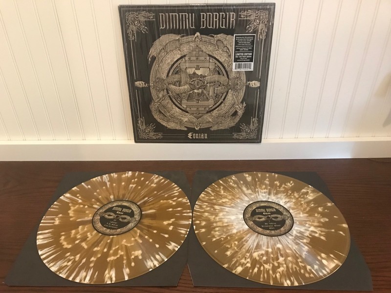 DIMMU BORGIR / EONIAN / 2xLP GOLD WHITE SPLATTER VINYL