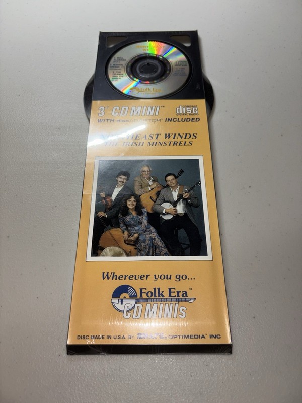 A Folk Era Sampler~ 3 Inch CD3 Singles Still Sealed In Long box With CD Adapter