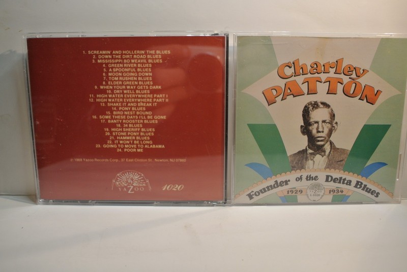 BLUES CD – CHARLEY PATTON – FOUNDER OF THE DELTA BLUES 1929-1934 – YAZOO L-1020