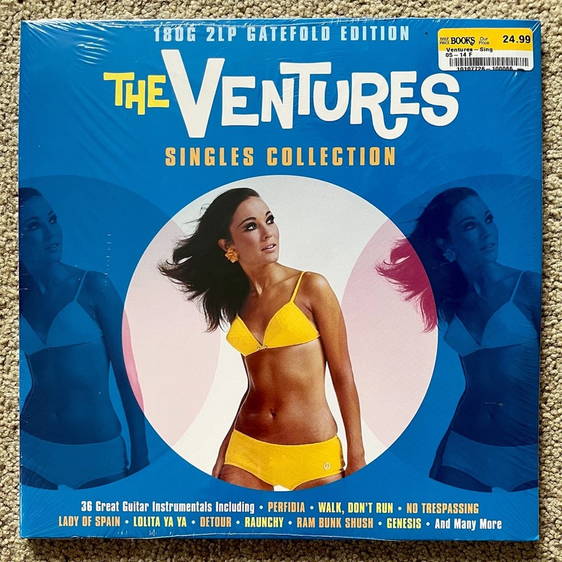 SEALED – The VENTURES – Singles Collection 2LP 2013 Not Now UK Import * MINT