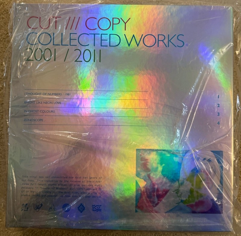 Cut Copy – Collected Works 2001-2011 COLORED Vinyl 6LP Box Set NEW RARE OOP