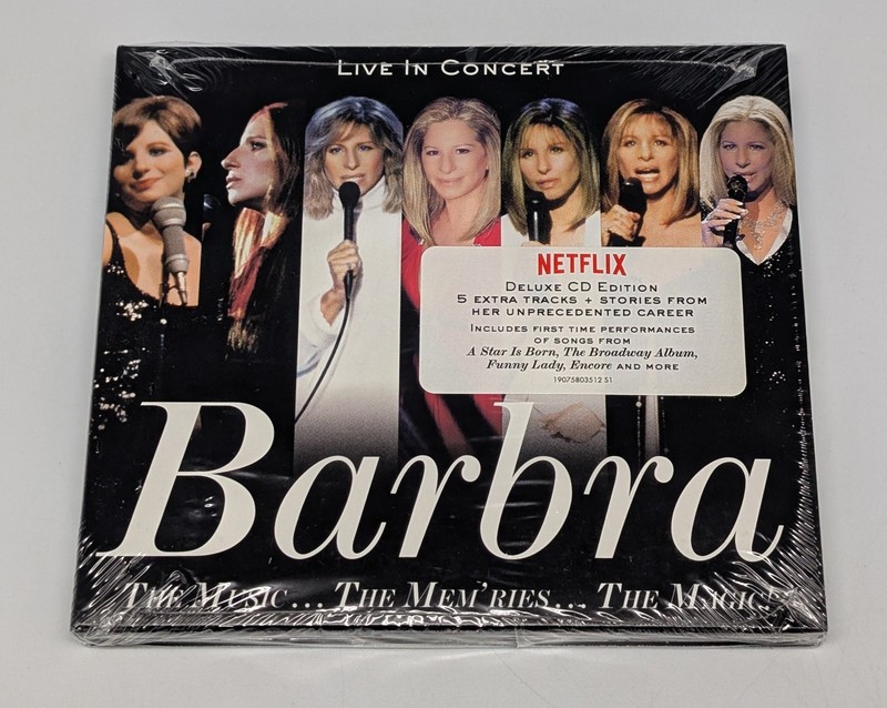 BARBRA STREISAND – The Music Memories Magic Live in Concert Deluxe CD Sony PROMO