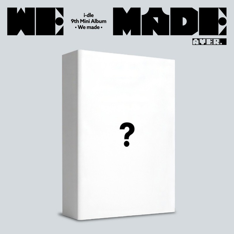 (G) I-DLE [WE MADE] 9th Mini Album A/B Ver/Mini CD+POSTER+2 Photo Card+etc+GIFT