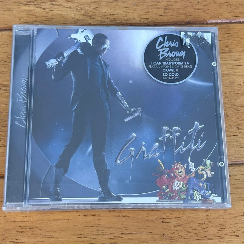 Chris Brown – Graffiti CD 2009 I Can Transform Ya R&B Jive Sony Hype EU Import