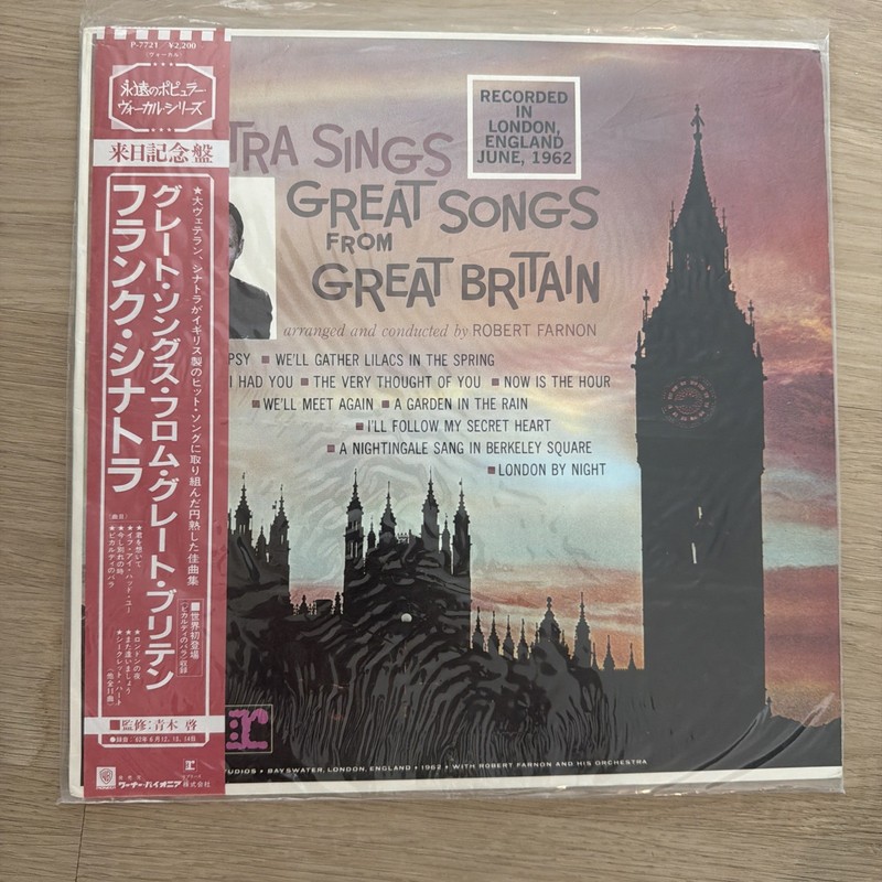 Near Mint – FRANK SINATRA Sings Great Songs From Great Britain Japan LP P-7721