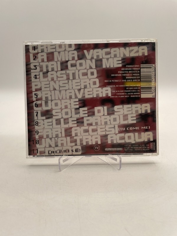 Mango - Credo CD Album (TCDL 472) Italian Pop Rock Fonit Cetra 1997 Jewel Case gallery