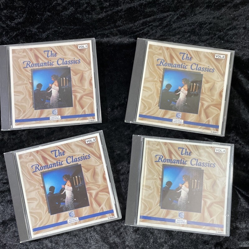 Lot of 4 – The Romantic Classics Volumes 1,2,3,4 – CD Distributions Madacy