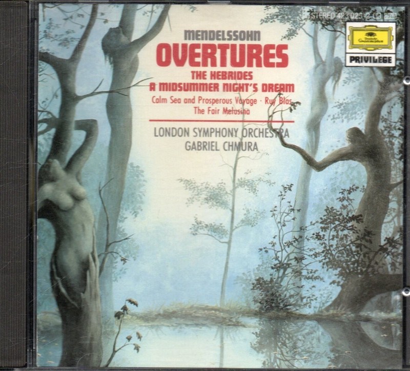 MENDELSSOHN – Overtures – CD Album *Gabriel Chmura, London Symphony Orchestra*