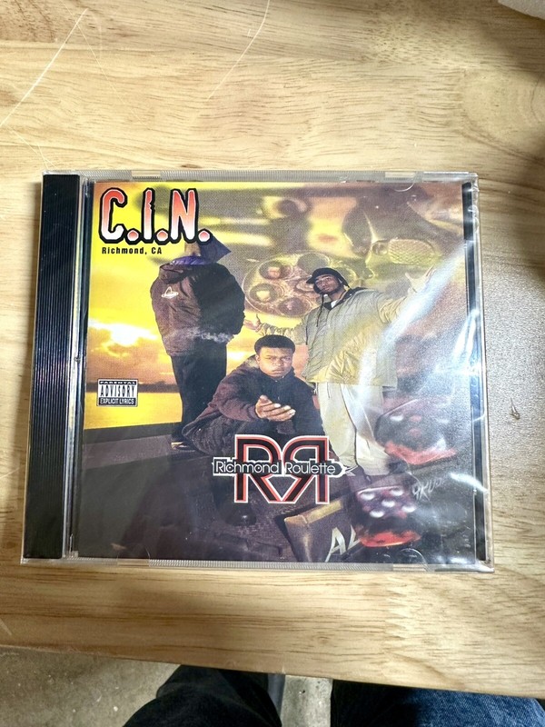 NEW Sealed C.I.N. Richmond Roulette 1ST PRESS Bay Area Rap G-Funk Hip-Hop CIN