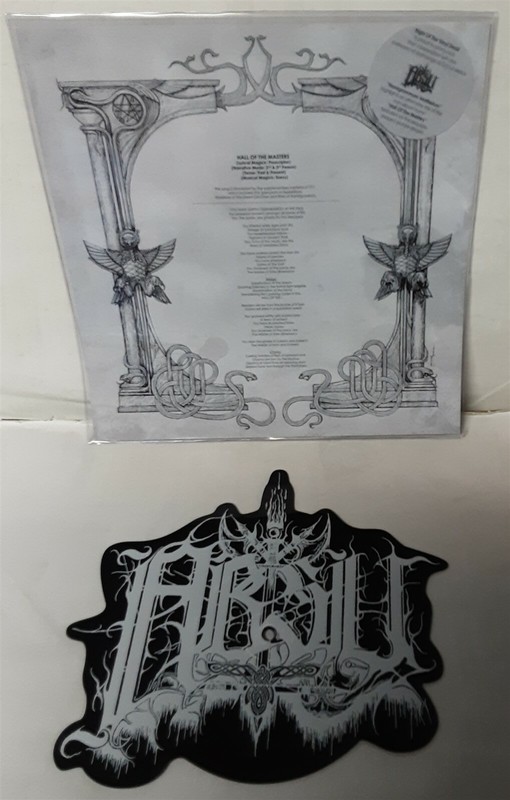 Absu Hall Of The Masters Shaped Vinyl Record new Night Of The Vinyl Dead
