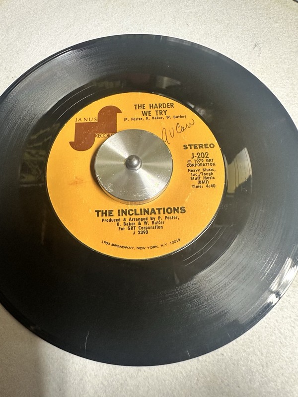 The Inclinations - I'm Gonna Make Love Last This Time / The Harder We Try gallery