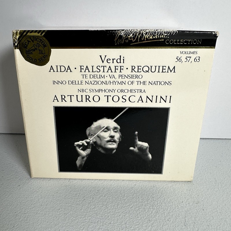 Arturo Toscanini CD Verdi Aida Falstaff Requiem CD Boxset NBC Symphony Orchestra