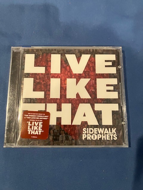 Sidewalk Prophets – Live Like That CD NEW 2012 Word Entertainment