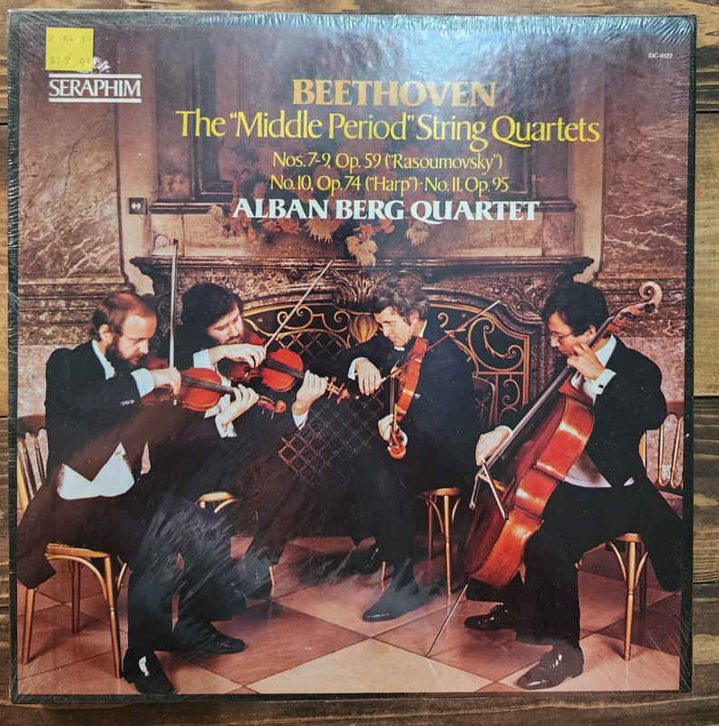 Beethoven The «Middle Period» String Quartets, Alban Berg Quartet 3 Vinyl LP set