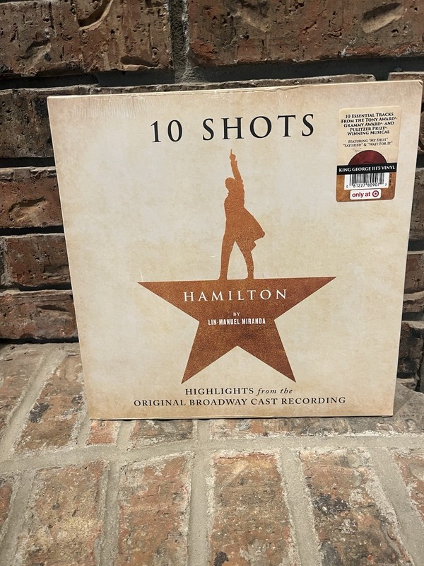 Lin-Manuel Miranda «Hamilton: 10 Shots» King George III’s Vinyl Target Record Lp
