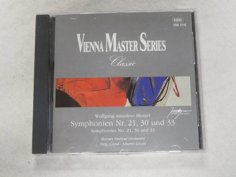 VIENNA MASTER SERIES WOLFGANG AMADEUS MOZART Symphonien Nr. 21, 30, & 33 CD1-10