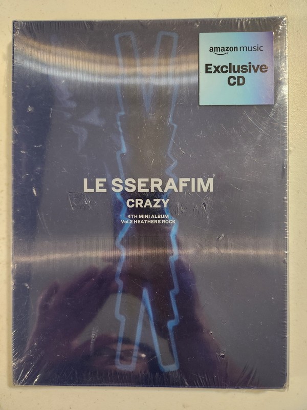LE SSERAFIM CRAZY 4TH MINI ALBUM VOL. 2 THUNDERING CD Digipak KPOP