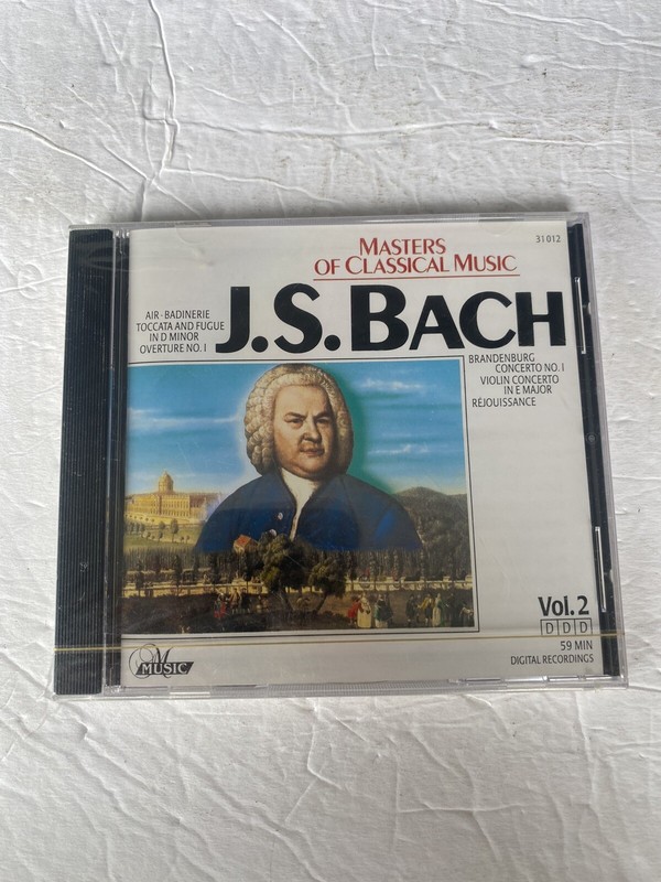 Various Artists : Masters of Classical Music: J. S. Bach CD Delta Music New Seal