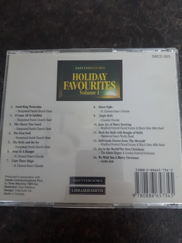 Smithbooks Holiday Favorites Vol 1 Music CD Good Condition gallery