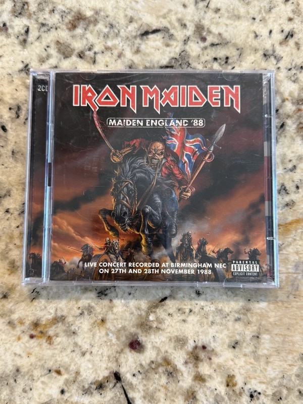 IRON MAIDEN Maiden England ’88 CD’s 2-Disc Live Concert Metal Bruce Dickinson