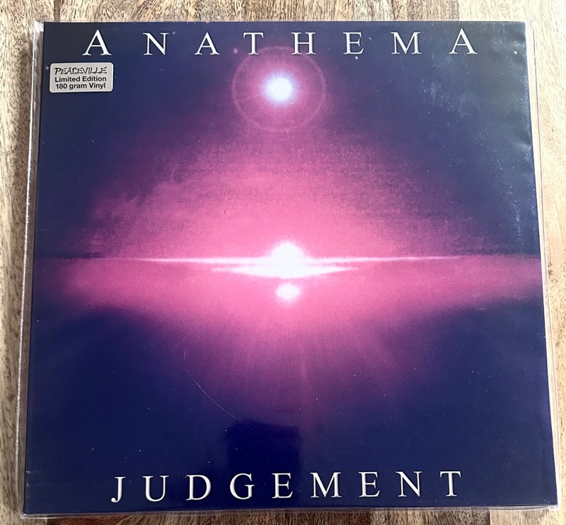 ANATHEMA – Judgement – LTD ED 989/2000 – WHITE VINYL LP PEACEVILLE *NEAR MINT*