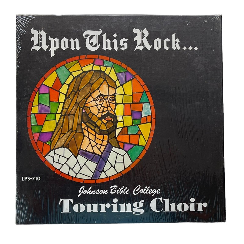Upon This Rock Johnson Bible College Choir Gospel LP Vinyl Record Album