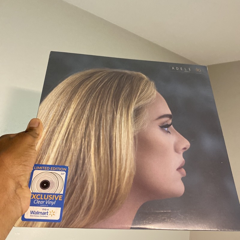 ADELE 30 WAL-MART EXCLUSIVE LIMITED EDITION CLEAR VINYL 2021 LP BRAND NEW