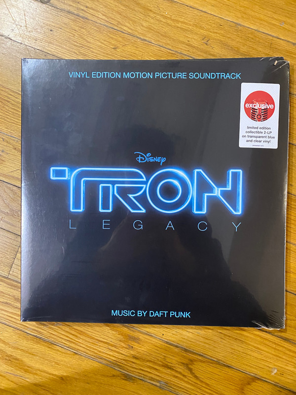 DAFT PUNK TRON LEGACY 2XLP CLEAR/BLUE VINYL *IN HAND & READY TO SHIP