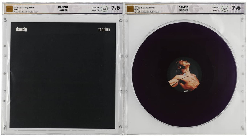 Danzig – Mother MOMX1, Purple Translucent, with insert, VMG [7.5], UK & EU, 1994