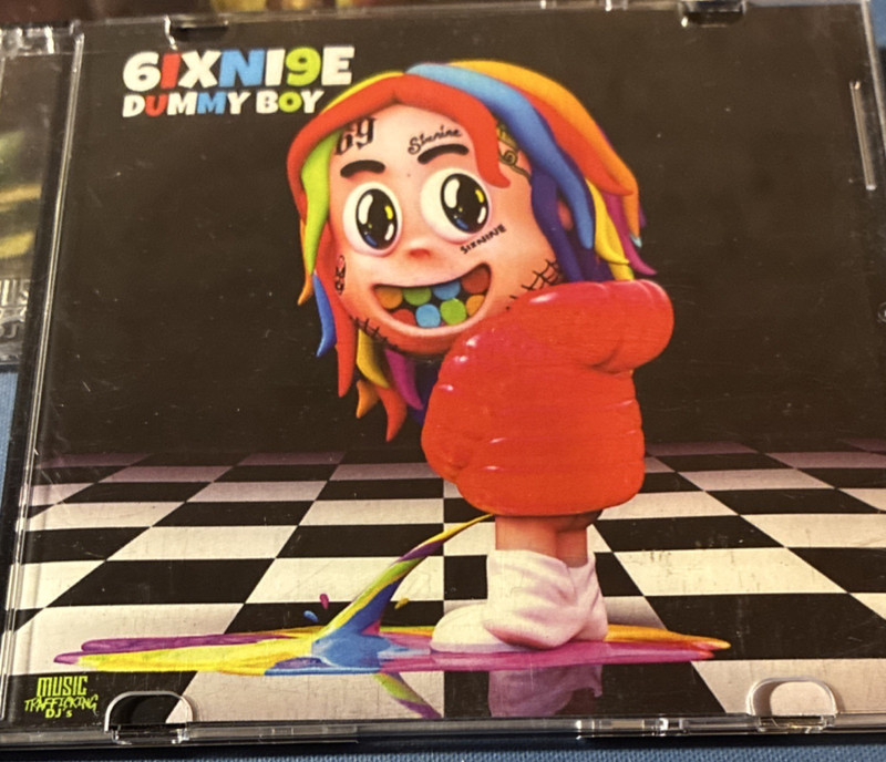 6ix9ine Rap & Hip-Hop CD ‘Dummy Boy’ Album Music Transforming BTS Jewel Case