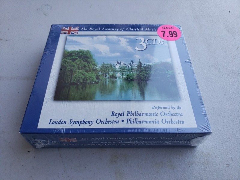 Brand New The Royal Treasury of Classical Music 3 CD Set Mozart Strauss & More