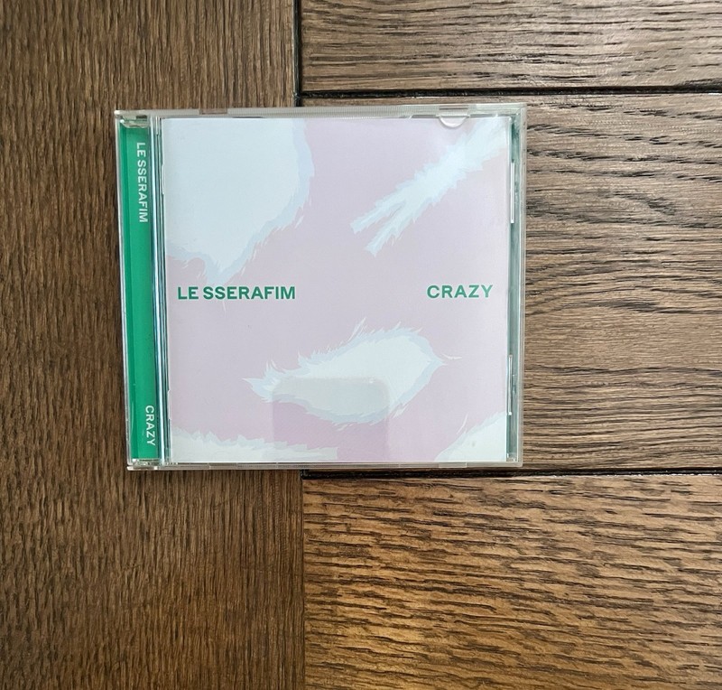 LE SSERAFIM CRAZY Japan 3rd Single CD w/ Official Bonus Card NOT FOR SALE K-Pop